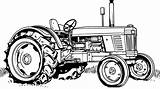 Printable Tractor Coloring Pages sketch template