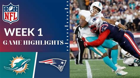 Miami Dolphins vs New England Patriots FULL Highlights | Week 1 | NFL ...