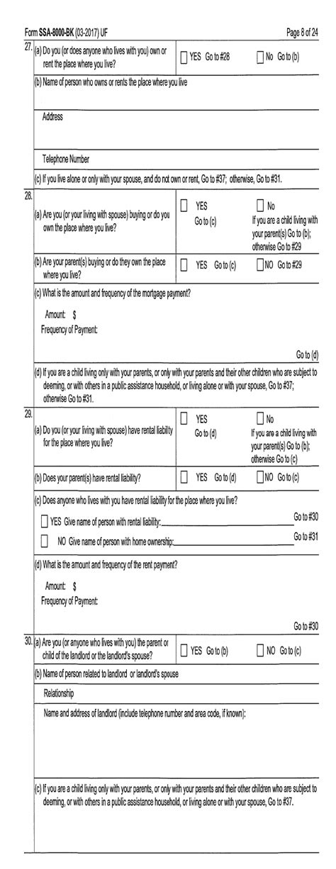 Printable Ssi Application Form - Printable Forms Free Online