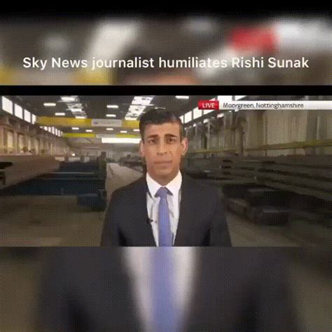 SKY JOURNALIST HUMILIATES RISHI SUNAK