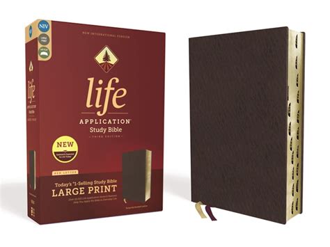 NIV, Life Application Study Bible, Third Edition, Large Print, Bonded ...