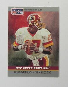 Doug Williams MVP Super Bowl XXII_ 1990 PRO SET MVP Collectible Card #22 | eBay