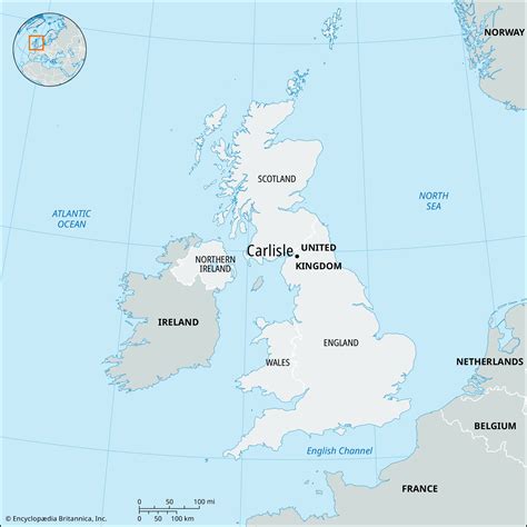 Carlisle On Uk Map - Vanya Jeanelle