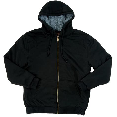 Men's Mountain Ridge sherpa fleece hooded jacket for $10 - Clark Deals