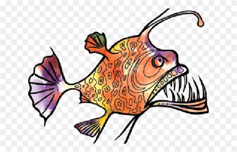 Download Purple Fish Cartoon Clipart Anglerfish Clip Art Fish - Cartoon ...