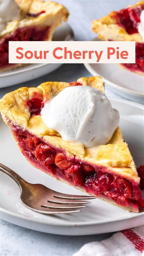 Sour Cherry Pie | Homemade cherry pies, Sour cherry pie, Cherry pie