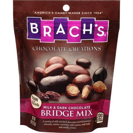 Brach's Chocolate Creations Milk & Dark Chocolate Bridge Mix Chocolate Candy, 8 oz - Walmart.com