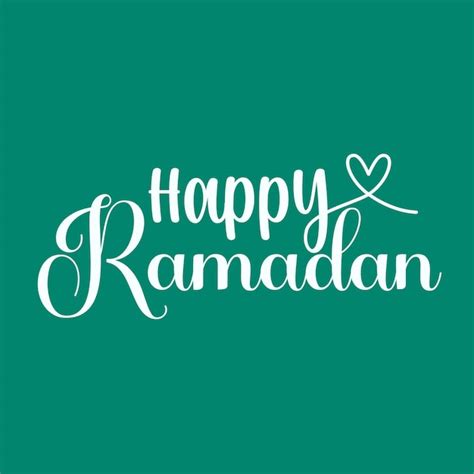 Premium Vector | Ramadan kareem english islamic typography greeting ...