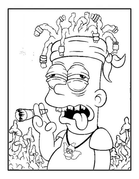 17 90's Animation Stoner Coloring Pages - Etsy UK