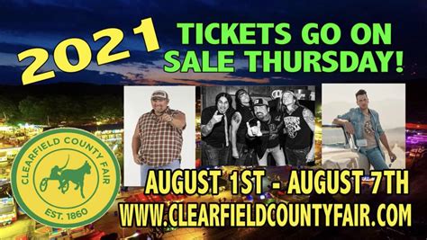 Clearfield County Fair announces 2021 entertainment lineup | News ...