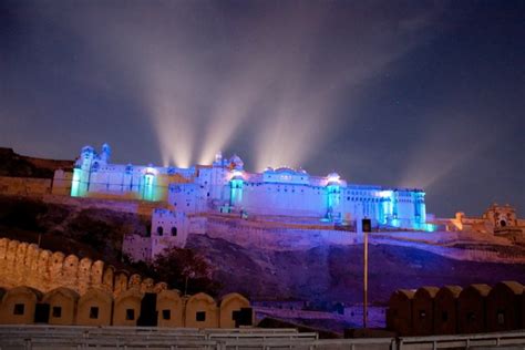 Night Tourism in the City at Amber Fort with Spectacular Restaurants ...