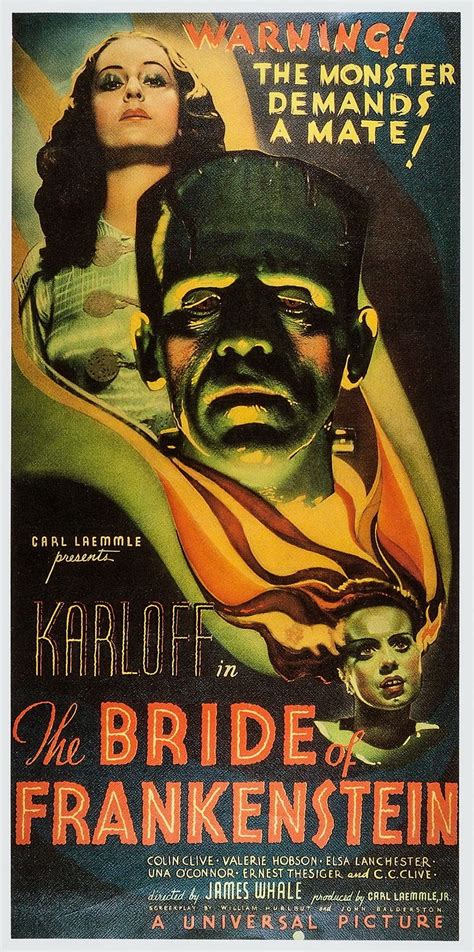 The Bride of Frankenstein (1935) USA Universal Horror D: James Whale. Boris Karloff, Colin Clive ...