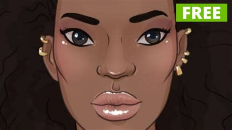 How to draw Black girl faces in 8 steps | I Draw Fashion