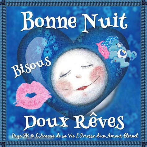 Bonne Nuit, Bisous, Doux Rêves - Bonne nuit image #7437 | Bonne nuit, Bonne nuit bisous, Bonne ...