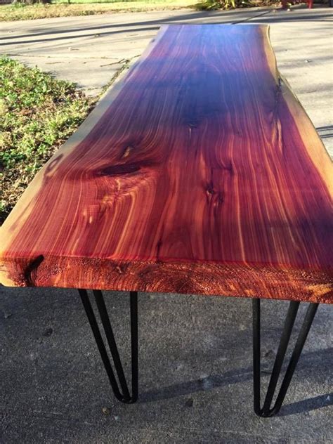 6 foot Live Edge Cedar Coffee Table | Etsy | Cedar coffee table, Cedar ...