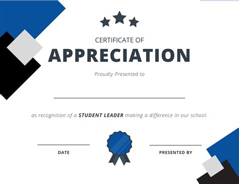 Student Certificates of Appreciation: Free and Customizable Designs | SignUp.com