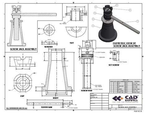 38_screw Jack Assembly Final | Screw | Manufactured Goods