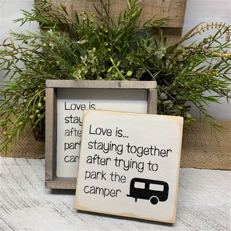 Funny Camping Sign, Parking The Camper – Woodticks Wood'n Signs