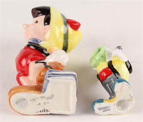 Vintage Disney Pinocchio & Jiminy Cricket Ceramic Set | Pristine Auction