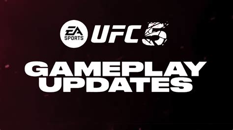 UFC 5 NEW GAMEPLAY CHANGES - YouTube