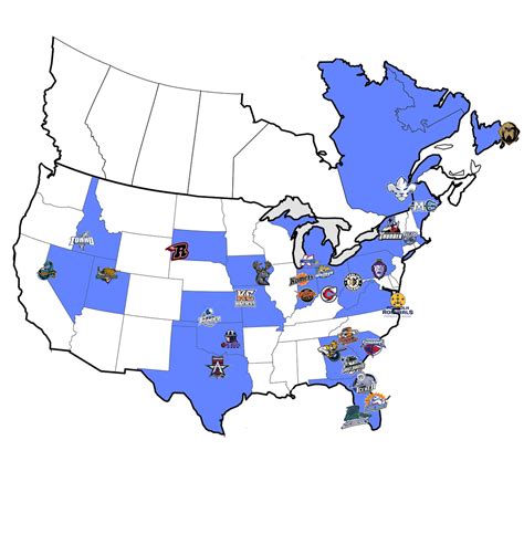 Official Site of The ECHL | 2023-24 Team Map