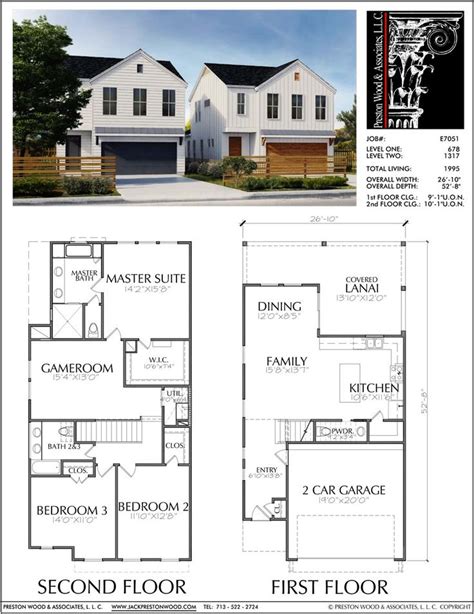 Buy Townhouse Plans Online, Cool TownHome Designs, Brownstone Homes ...