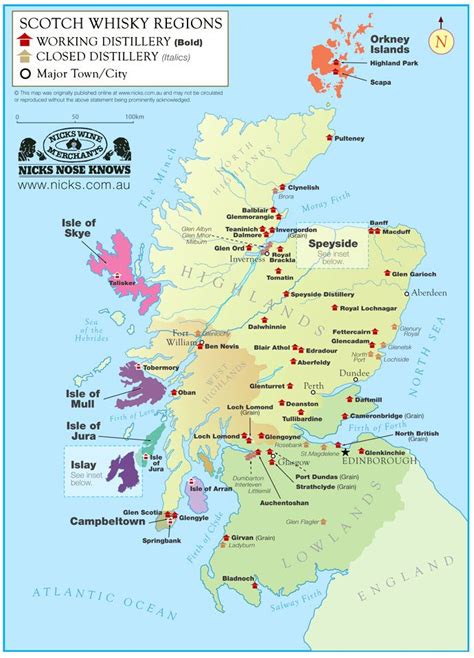 Whisky regions in Scotland - #Scotch #Whisky #Whiskey #Malt #Rye #Bourbon Single Malt Scotch ...