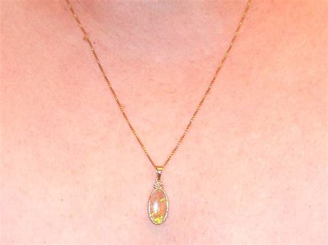 No 20: Opal | I love this opal necklace, which a friend in A… | Flickr