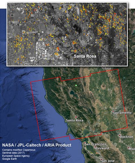 Santa Rosa Fire Damage Map - Maping Resources