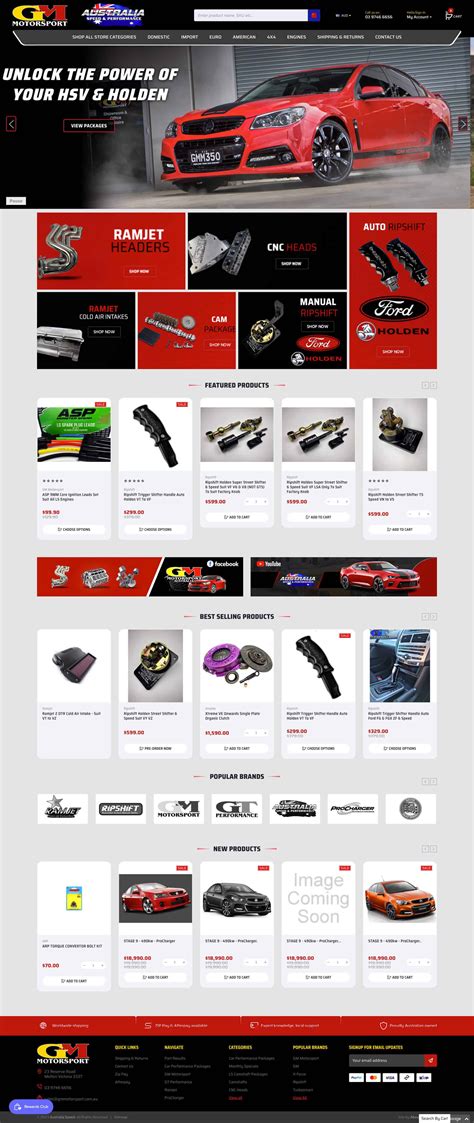 GM Motorsport - Above & Beyond Web Design