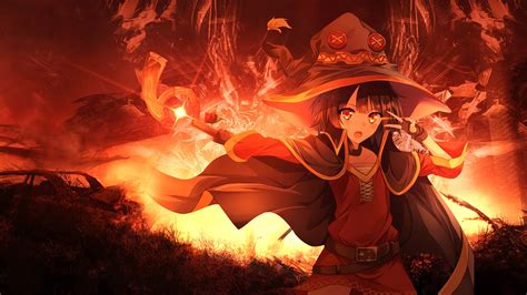 Megumin Explosion Magic HD Wallpaper