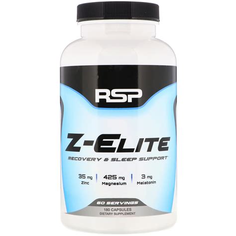 RSP Nutrition, Z-Elite, Recovery & Sleep Support, 180 Capsules - iHerb