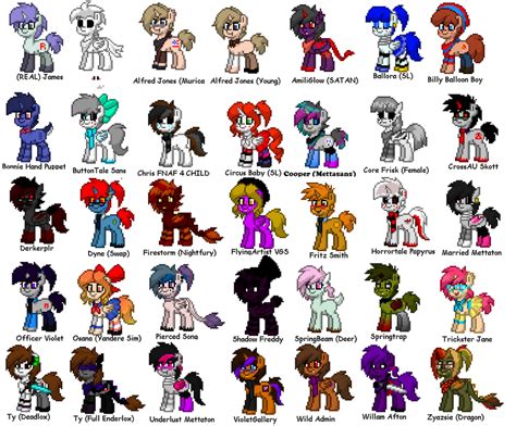 My Ponytown Ponies by FlyingArtist-VGS on DeviantArt