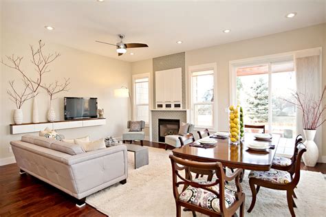 Bright, Airy Living Room | Beige living rooms, Living room dining room combo, Popular living ...