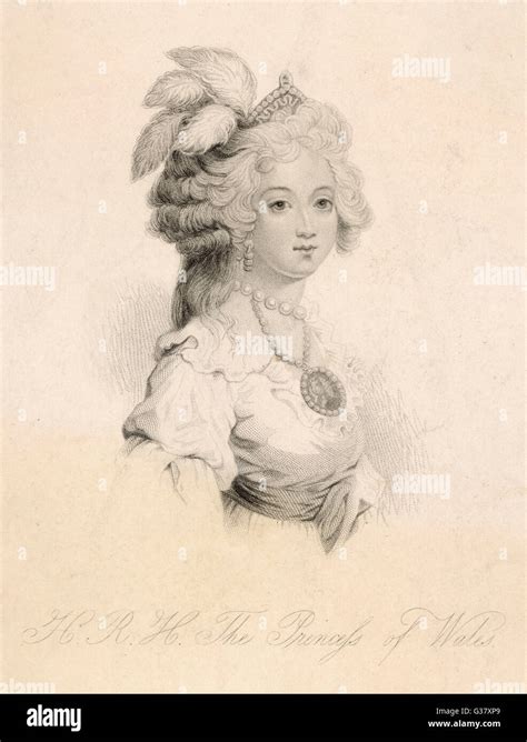 Caroline of Brunswick 1839 Stock Photo - Alamy