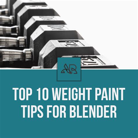 Top 10 weight paint tips for Blender - Artisticrender.com