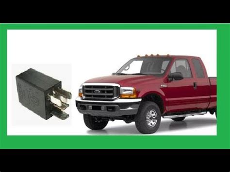 f250 fuel pump relay location cranks no start 5.4 1999 2000 2001 - YouTube