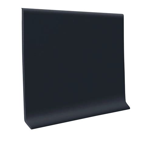 Roppe Black 4in. x 120in. x 1/8in. TPR Wall Base | Floor and Decor