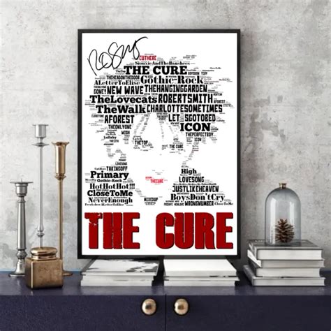 THE CURE ROBERT Smith Songs Portrait/Memorabilia/Collectable/Gift signed £10.00 - PicClick UK