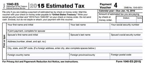 Self Employed - Estimated Tax Payments Explained