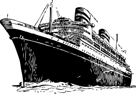 Clipart - ocean liner