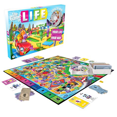 The Game of Life Game, Family Board Game for 2 to 4 Players, for Kids ...