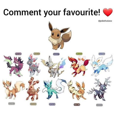 Pokémon on Instagram: “New Eeveelutions fanart! 😍🤩 ⋆ ೃ༄ ⇉ 𝕮𝖗𝖊𝖉𝖎𝖙 : EeveeFamilia|Tumblr⇇ ༄Like ...