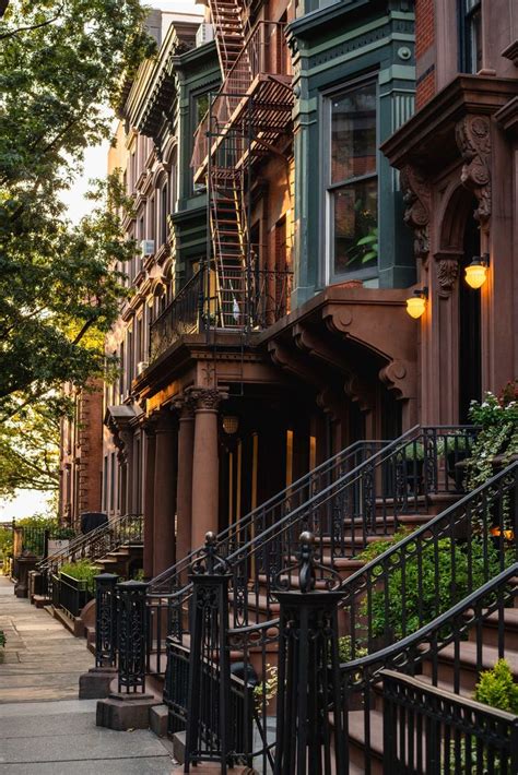 Brooklyn Heights, New York City | New york brownstone, New york architecture, Nyc brownstone