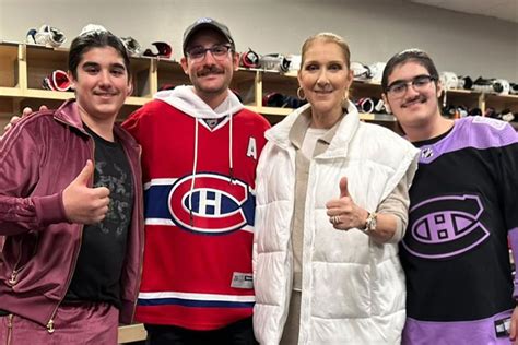 Céline Dion Attends Hockey Game with Her 3 Sons – See the Rare Pics!