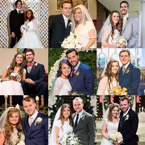 All the Duggar couples in order by weddings! 🤵🏻👰🏻 #DuggarFamily ...