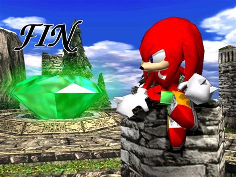 Knuckles Ending screen (Sonic Adventure) by L-Dawg211 on DeviantArt