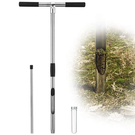 Buy Soil Sample Probe - 30 inch Soil Test Kit with Ejector Long Handle - Stainless Steel Soil ...