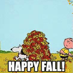 Snoopy Autumn GIF - Happy Fall Snoopy Leaves - Discover & Share GIFs