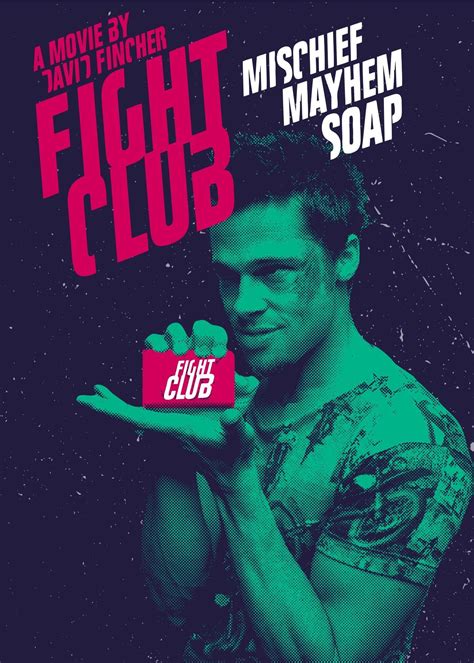 Fight Club Poster Brad Pitt